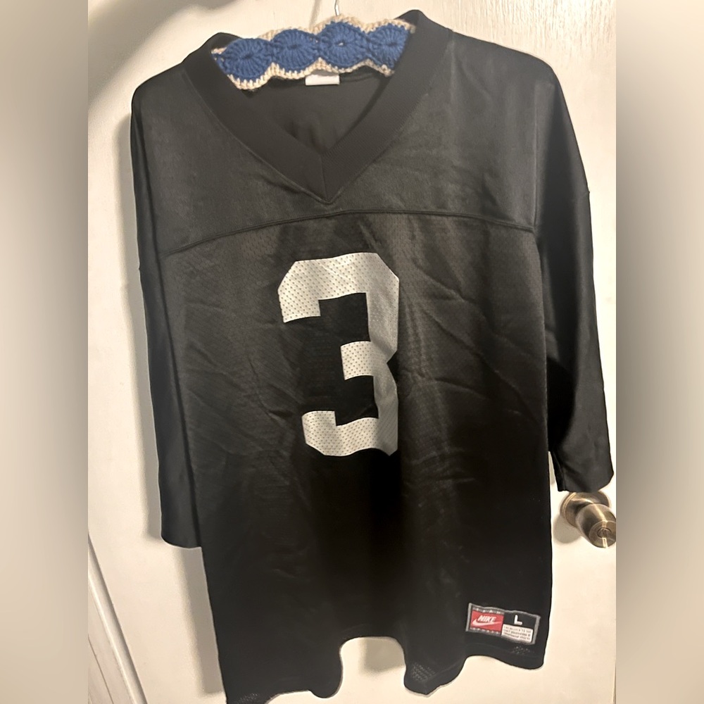 Oakland Raiders Nike Jeff George Mens L jersey